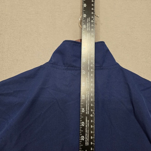 Under Armour Mens Blue Long Sleeve Quarter Zip Wind Breaker Size Medium - Picture 9 of 9